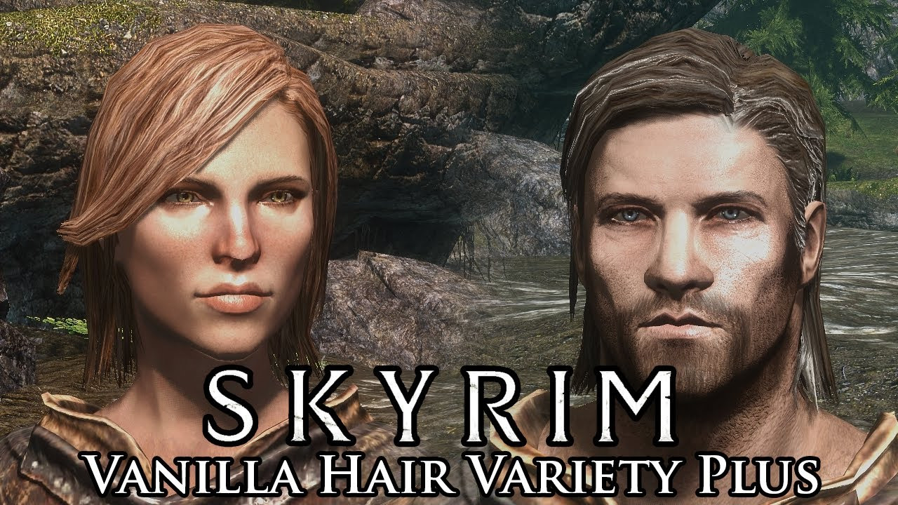 Skyrim Hairstyles Male
 Skyrim Mod Spotlight Vanilla Hair Variety Plus