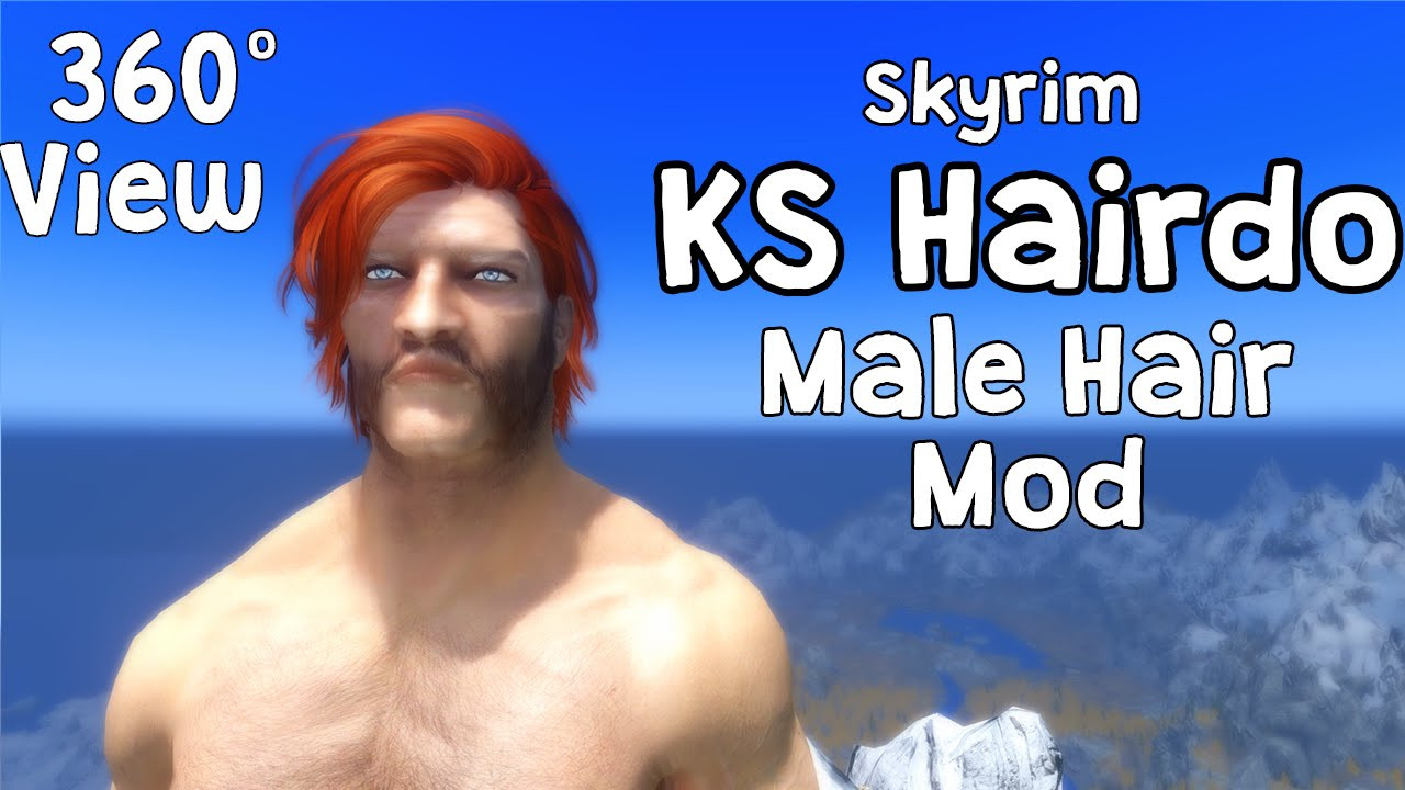 Skyrim Hairstyles Male
 360 View Skyrim KS Hairdo 265 Male Hair Mod Full