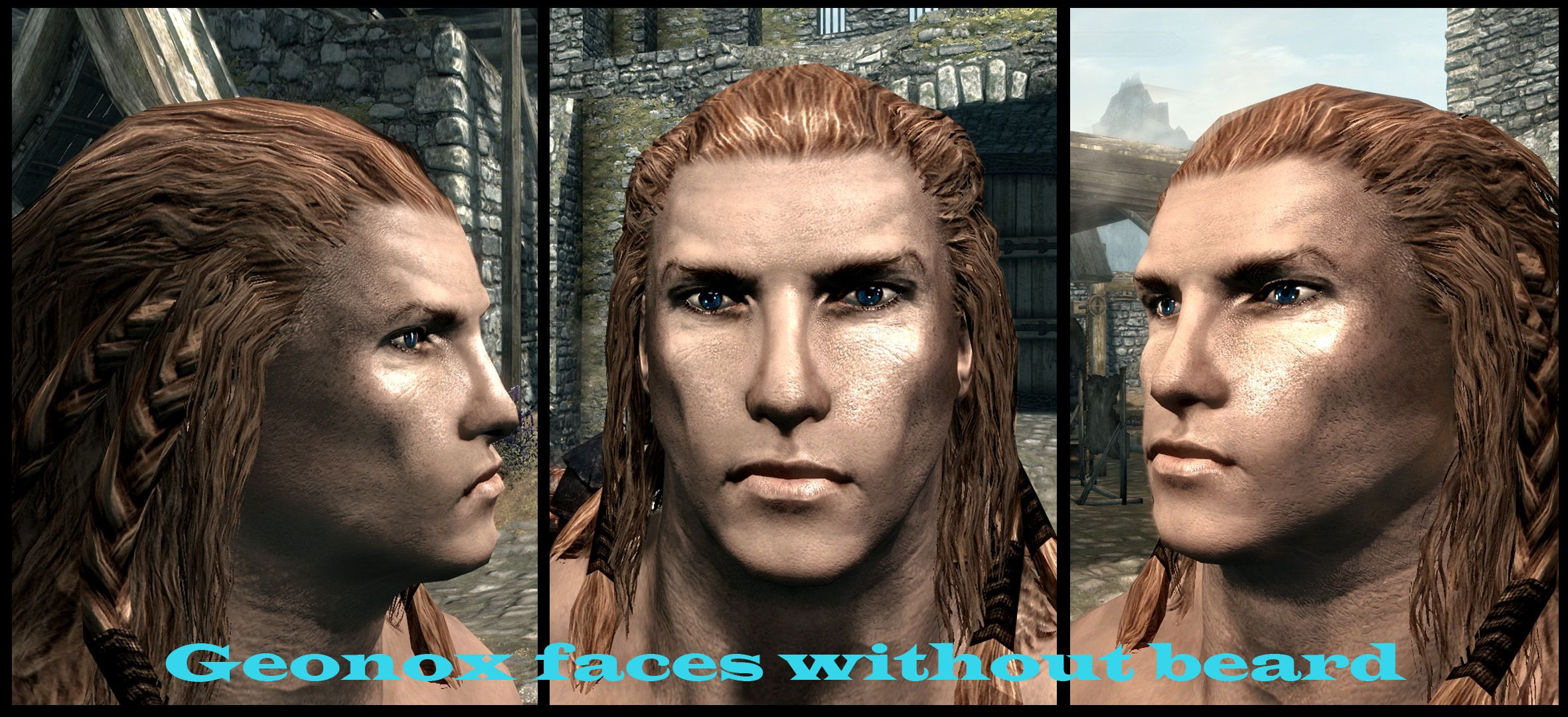 Skyrim Hairstyles Male
 Better males Beautiful s and faces New hairstyles