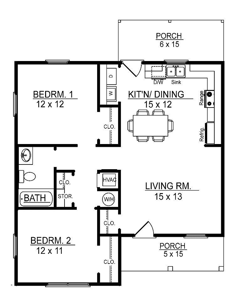 Small 2 Bedroom House Plans
 Beautiful Basic 2 Bedroom House Plans New Home Plans Design