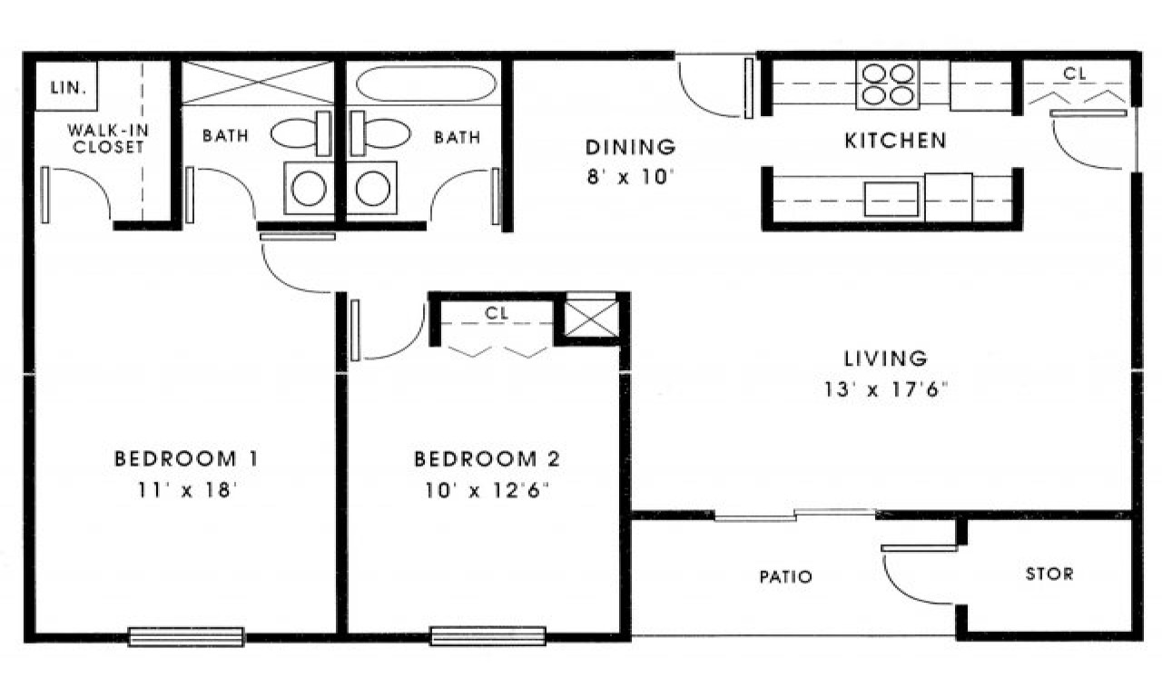 Small 2 Bedroom House Plans
 Small 2 Bedroom House Plans 1000 Sq FT Small 2 Bedroom