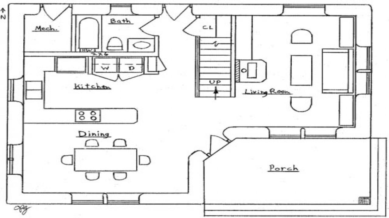 Small 2 Bedroom House Plans
 2 Bedroom House Simple Plan Small Two Bedroom House Floor