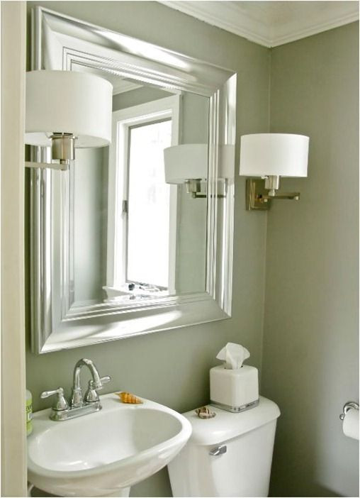 Small Bathroom Sconces
 1000 images about Powder room on Pinterest