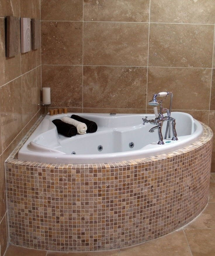 Small Bathroom Tubs
 50 Corner Tubs For Small Bathrooms You ll Love in 2020