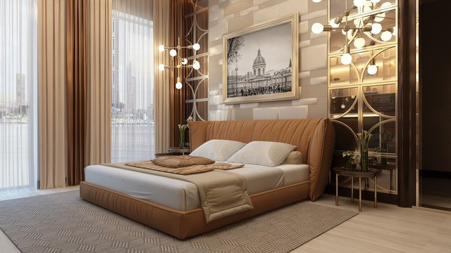 Small Bedroom Interior Design
 Admirable Master Bedroom Design in Dubai by Luxury
