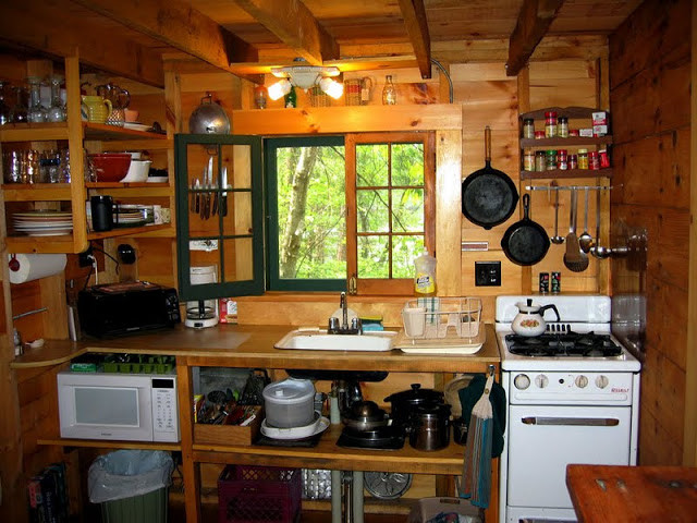 Small Cabin Kitchen
 FARM LIFE LESSONS 73 A Mutt Kitchen