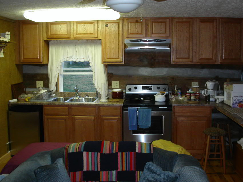 Small Cabin Kitchen
 Modern fully equipped kitchen