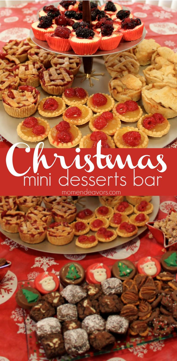 Small Christmas Party Ideas
 Delicious and fun Serve up a mini Christmas desserts bar