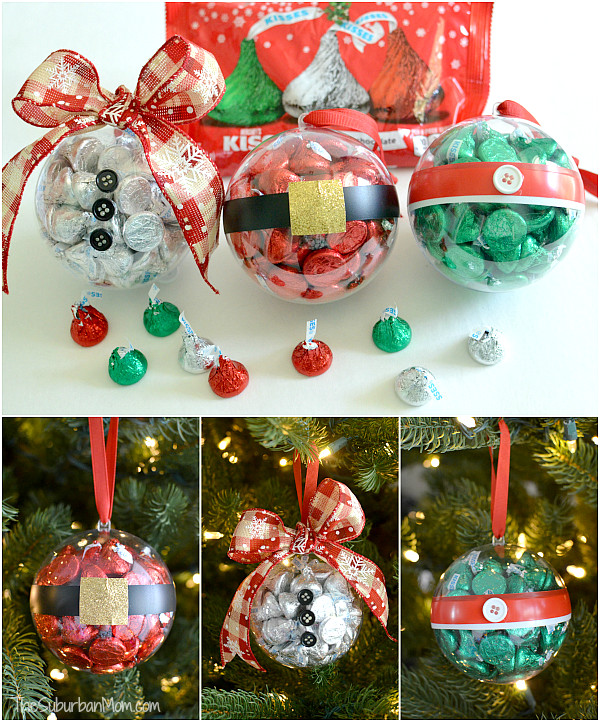 Small Christmas Party Ideas
 Easy DIY Christmas Ornaments made with Hershey s Kisses