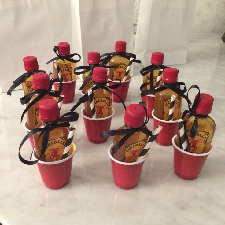 Small Christmas Party Ideas
 Image result for miniature liquor bottles christmas favors