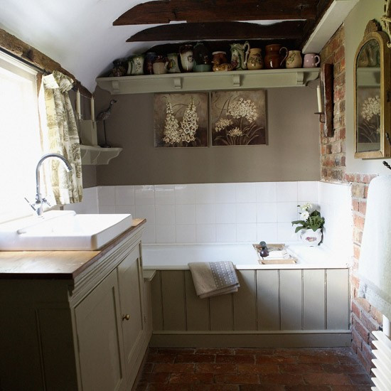 Small Country Bathroom Ideas
 Small French country bathroom