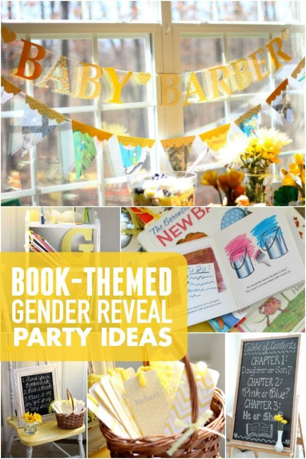 Small Gender Reveal Party Ideas
 A Book Themed Gender Reveal Party