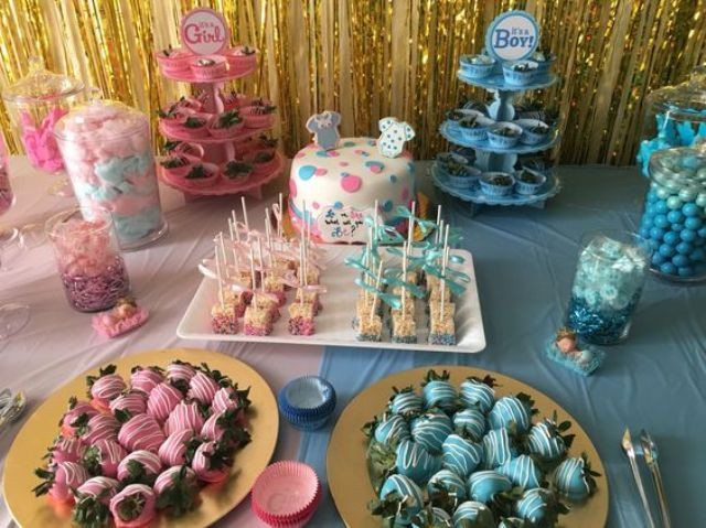 Small Gender Reveal Party Ideas
 Gender reveal party ideas games decorations cupcakes