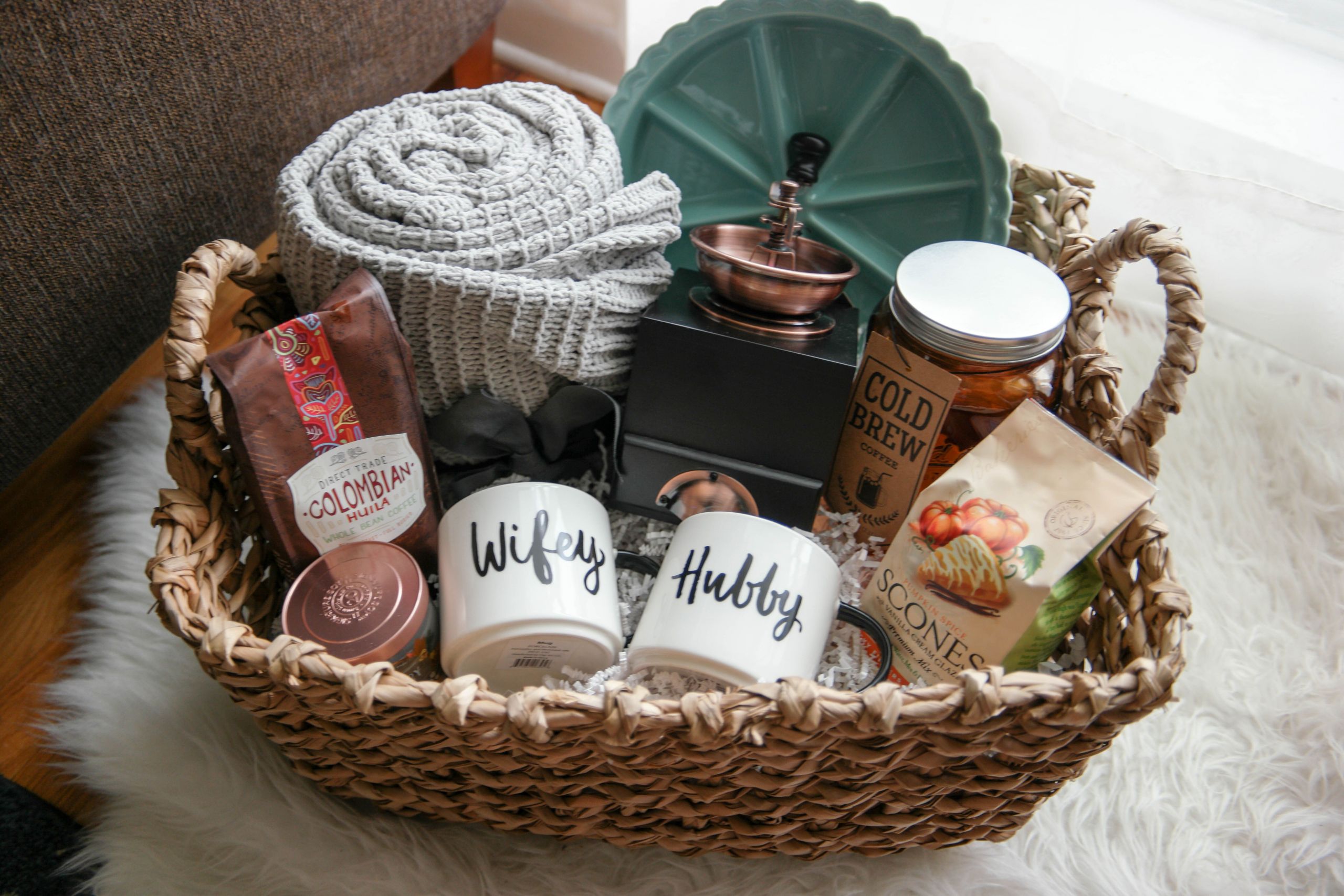 Small Holiday Gift Basket Ideas
 A Cozy Morning Gift Basket A Perfect Gift For Newlyweds