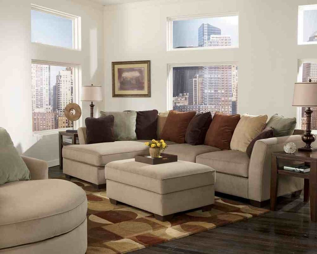 sectional in living room