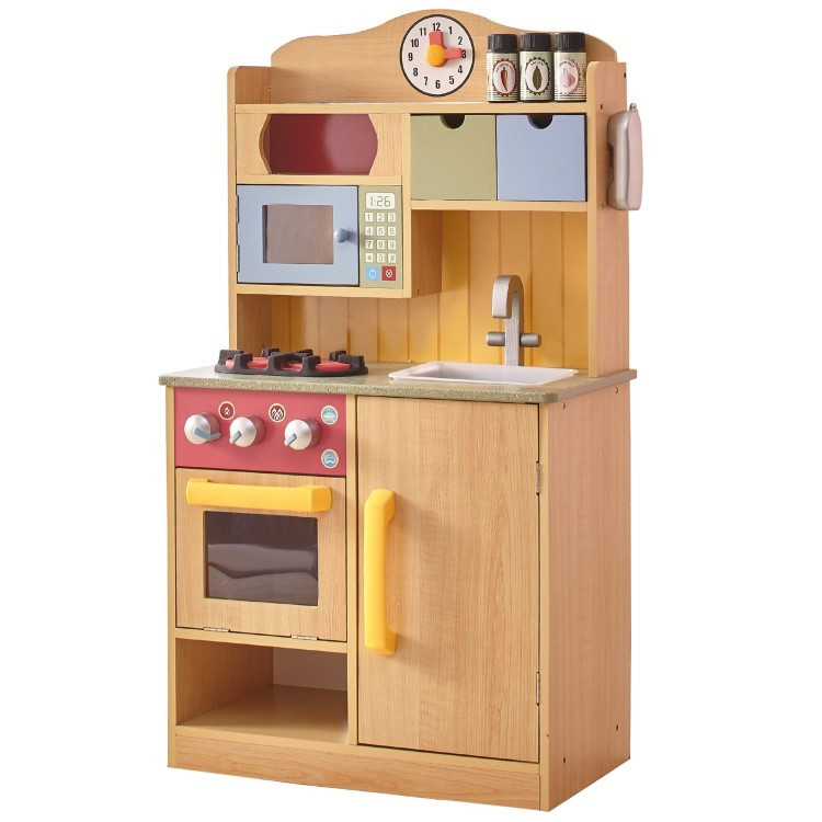 Small Wooden Play Kitchen
 Best Toy Kitchens for Boys and Girls Cool Kiddy Stuff