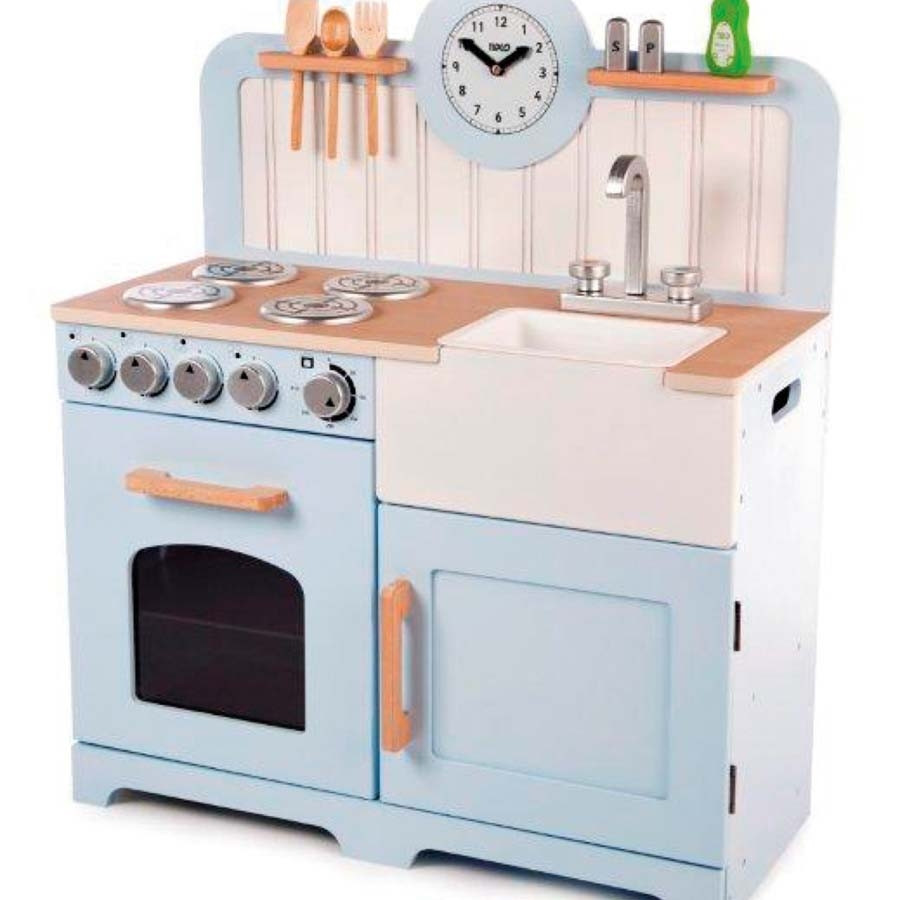 Small Wooden Play Kitchen
 Buy Role Play Wooden Country Play Kitchen