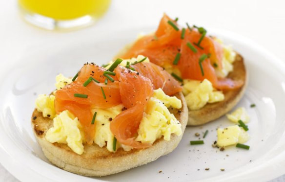 Smoked Salmon Scramble
 Guest post what to eat when trying to pregnant