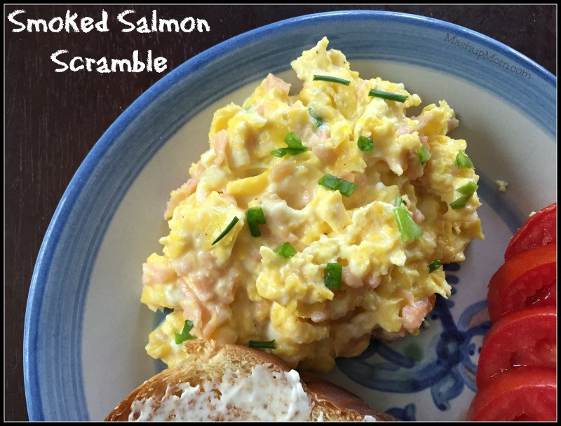 Smoked Salmon Scramble
 Smoked Salmon Scramble AKA Scrambled Eggs with Lox