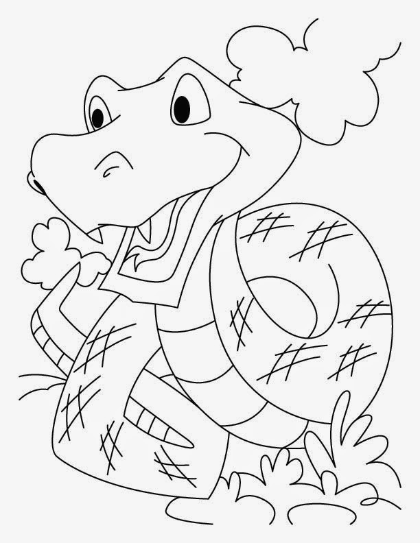 Snake Coloring Pages For Kids
 Kids Page Snake Coloring Pages for Kids Printable