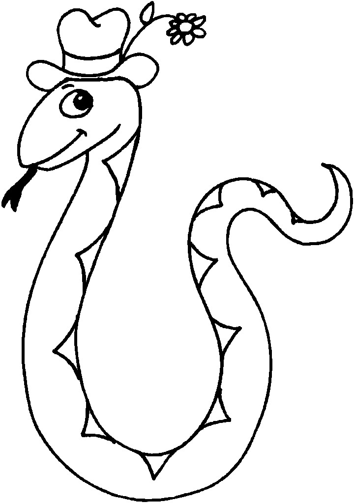 Snake Coloring Pages For Kids
 Snake Coloring Pages Free For Children