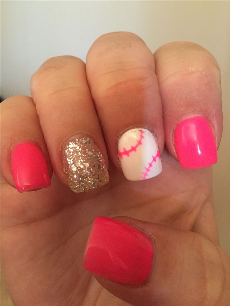 Softball Nail Designs
 Best 25 Baseball nail designs ideas on Pinterest
