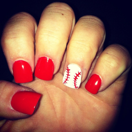 Softball Nail Designs
 Easy Nail Designs Cute and Easy Nail Art For Beginners
