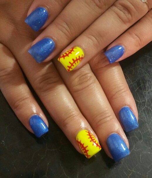 Softball Nail Designs
 Softball nails