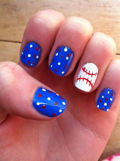 Softball Nail Designs
 Best 25 Baseball nail designs ideas on Pinterest