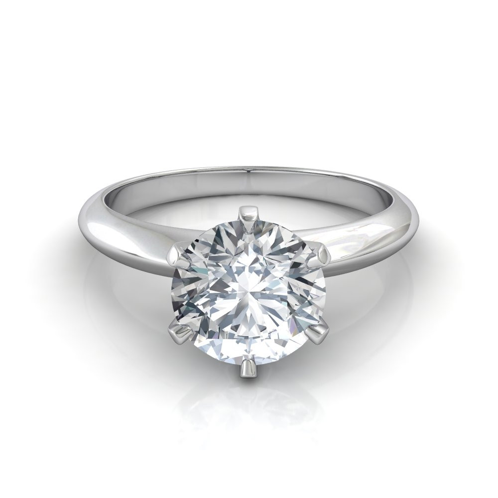 Solitaire Diamond Rings
 Round Brilliant Cut Solitaire Engagement Ring