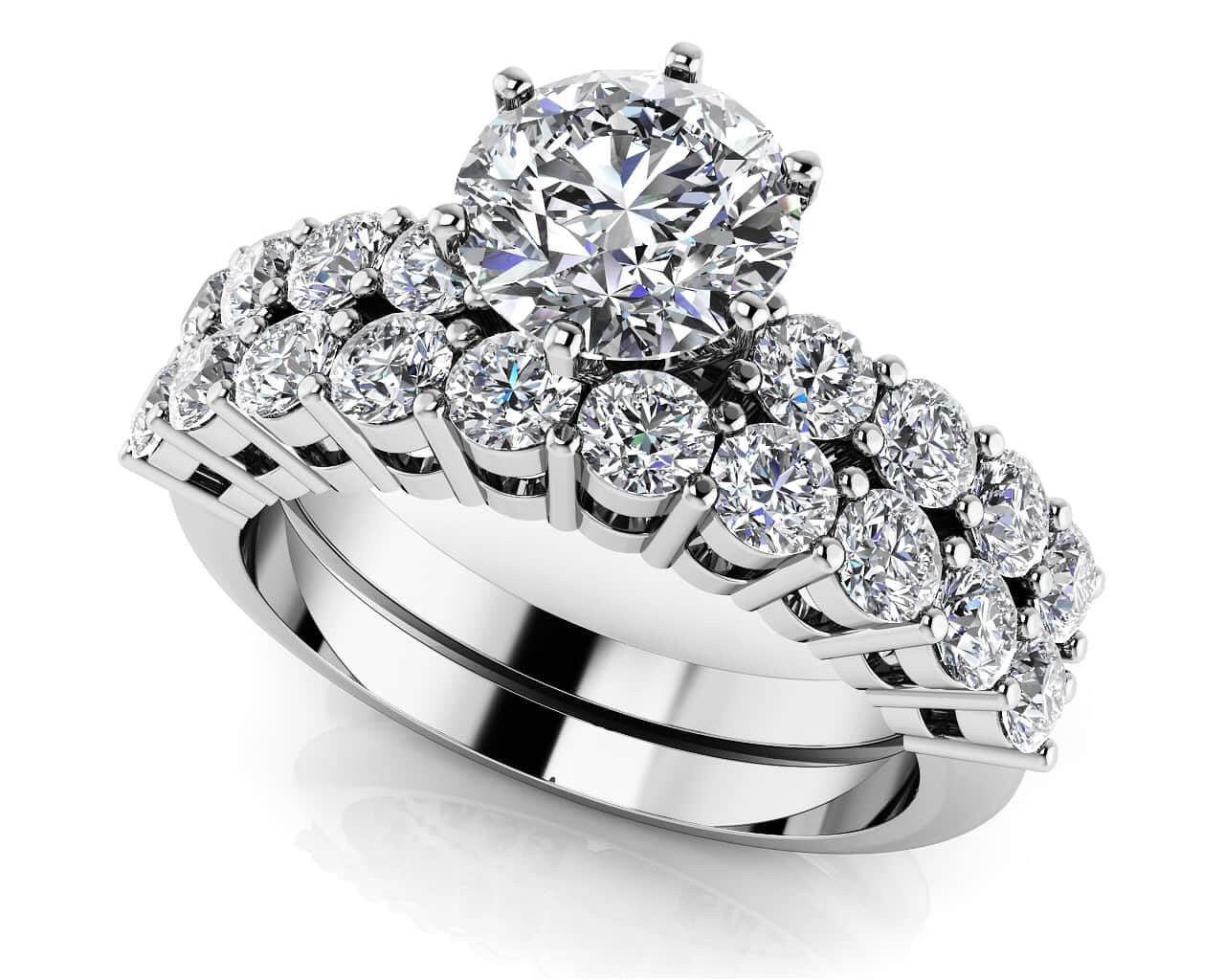Solitaire Wedding Ring Sets
 Diamond Bridal Sets & Wedding Ring Sets