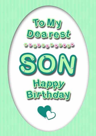 Son Birthday Cards
 Birthday Card For Son Quotes QuotesGram