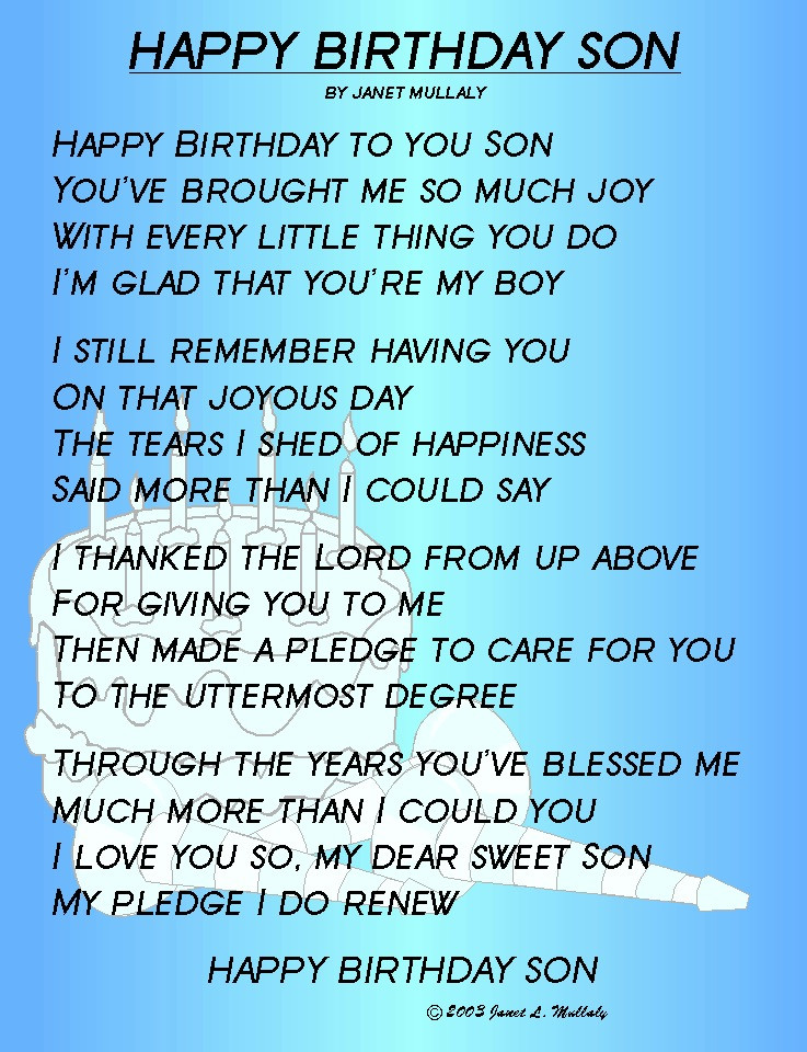 Son Birthday Quotes
 Happy Birthday Quotes For Son