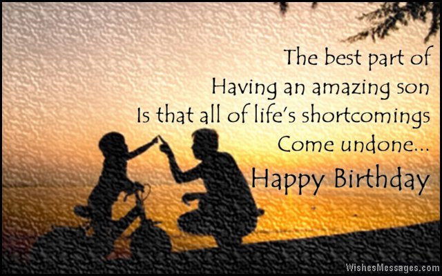 Son Birthday Wishes From Mom
 Birthday Wishes for Son Quotes and Messages