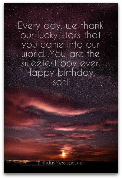 Son Birthday Wishes From Mom
 Son Birthday Wishes Unique Birthday Messages for Sons
