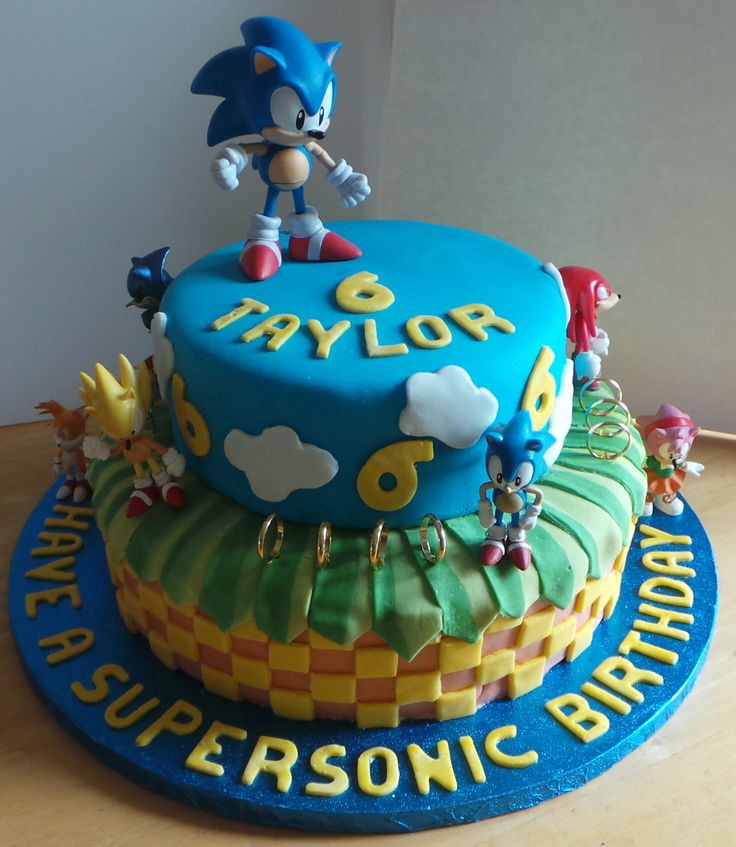 Sonic The Hedgehog Birthday Cake
 The 25 best Sonic cake ideas on Pinterest