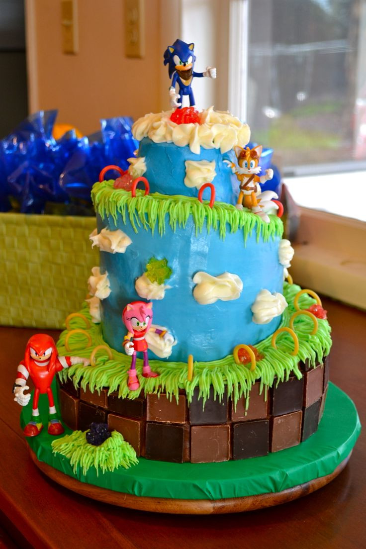 Sonic The Hedgehog Birthday Cake
 The 25 best Sonic birthday cake ideas on Pinterest