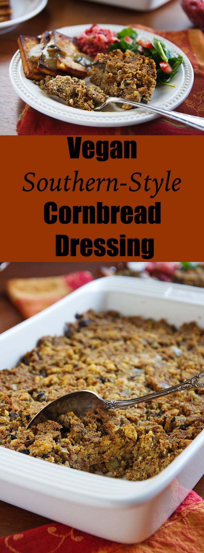 Southern Vegan Recipes
 Vegan Southern Style Cornbread Dressing