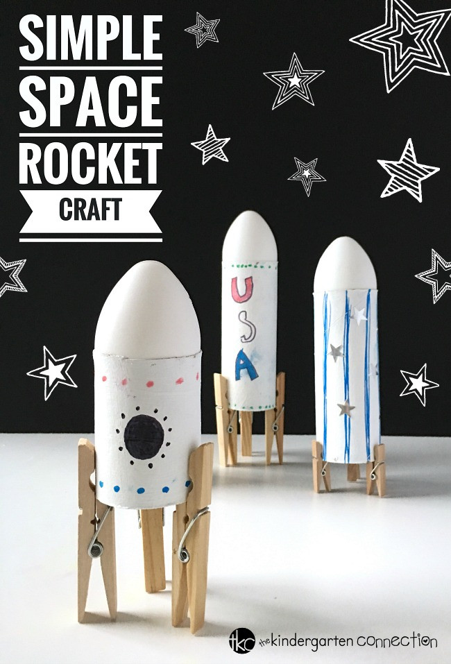 Space Craft For Kids
 Simple Rocket Space Craft for Kids Using Recycled Materials