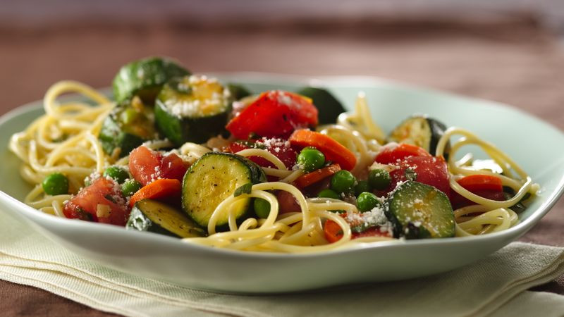 Spaghetti Vegetarian Recipes
 Garden Ve able Spaghetti recipe from Betty Crocker