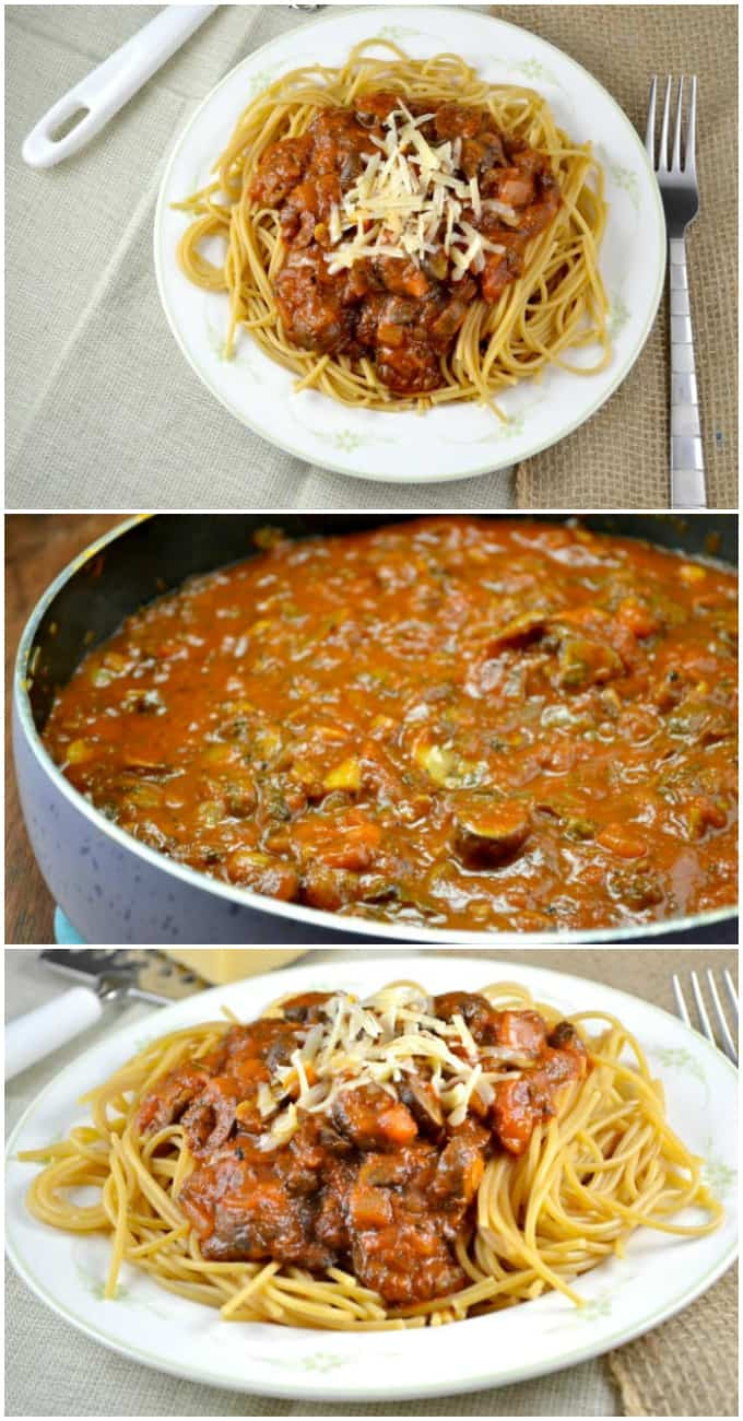 Spaghetti Vegetarian Recipes
 Easy Meatless Spaghetti Recipe Build Your Bite