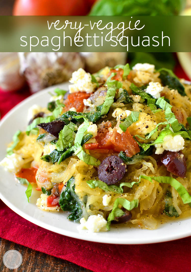 Spaghetti Vegetarian Recipes
 Very Veggie Spaghetti Squash Iowa Girl Eats