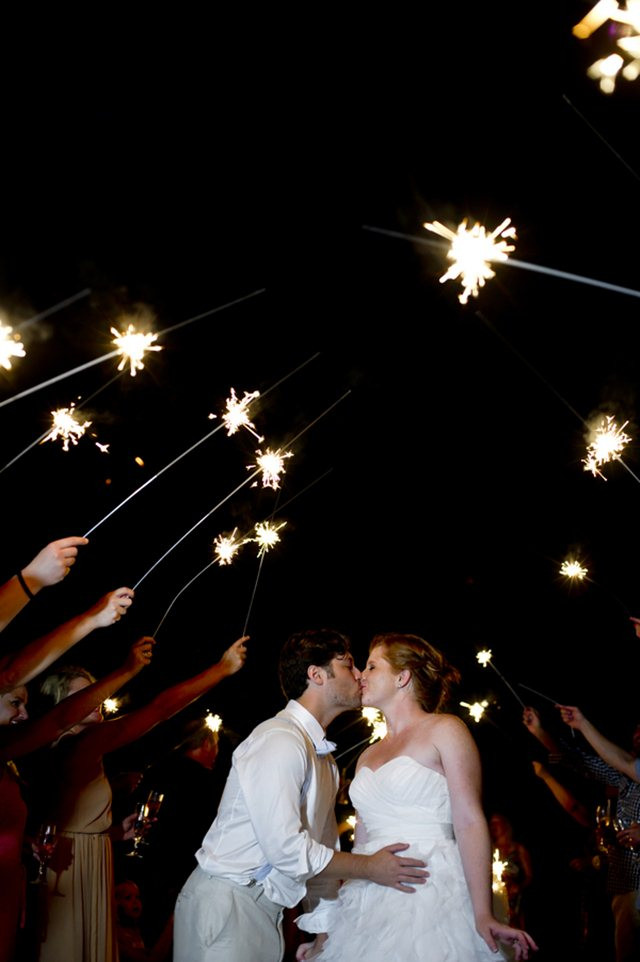 Sparkler Wedding Exit
 Wedding How To The Sparkler Exit Floridian Social