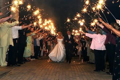 Sparkler Wedding Exit
 Why are 36” Wedding Sparklers the Most Popular Choice
