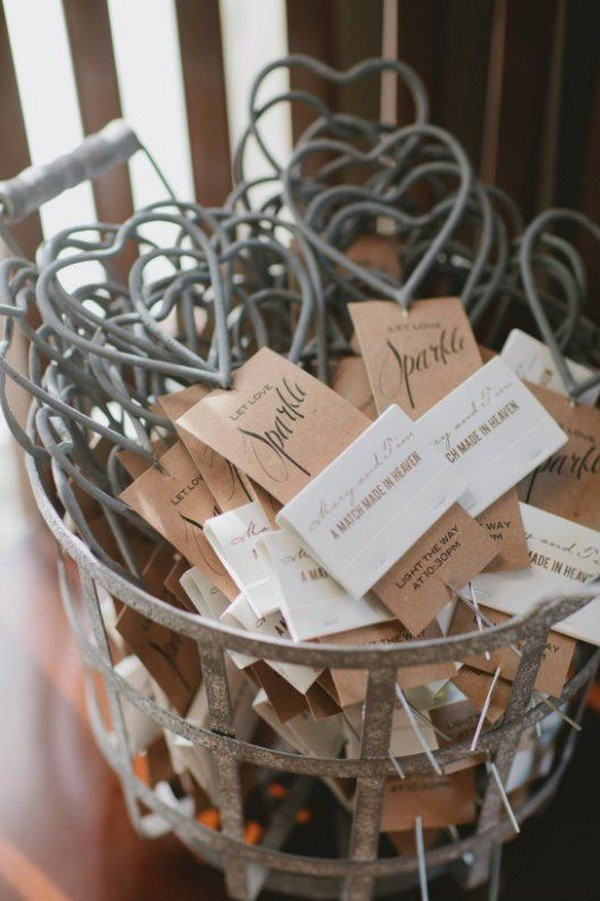 22 Of the Best Ideas for Sparklers Matches Wedding Favors - Home ...