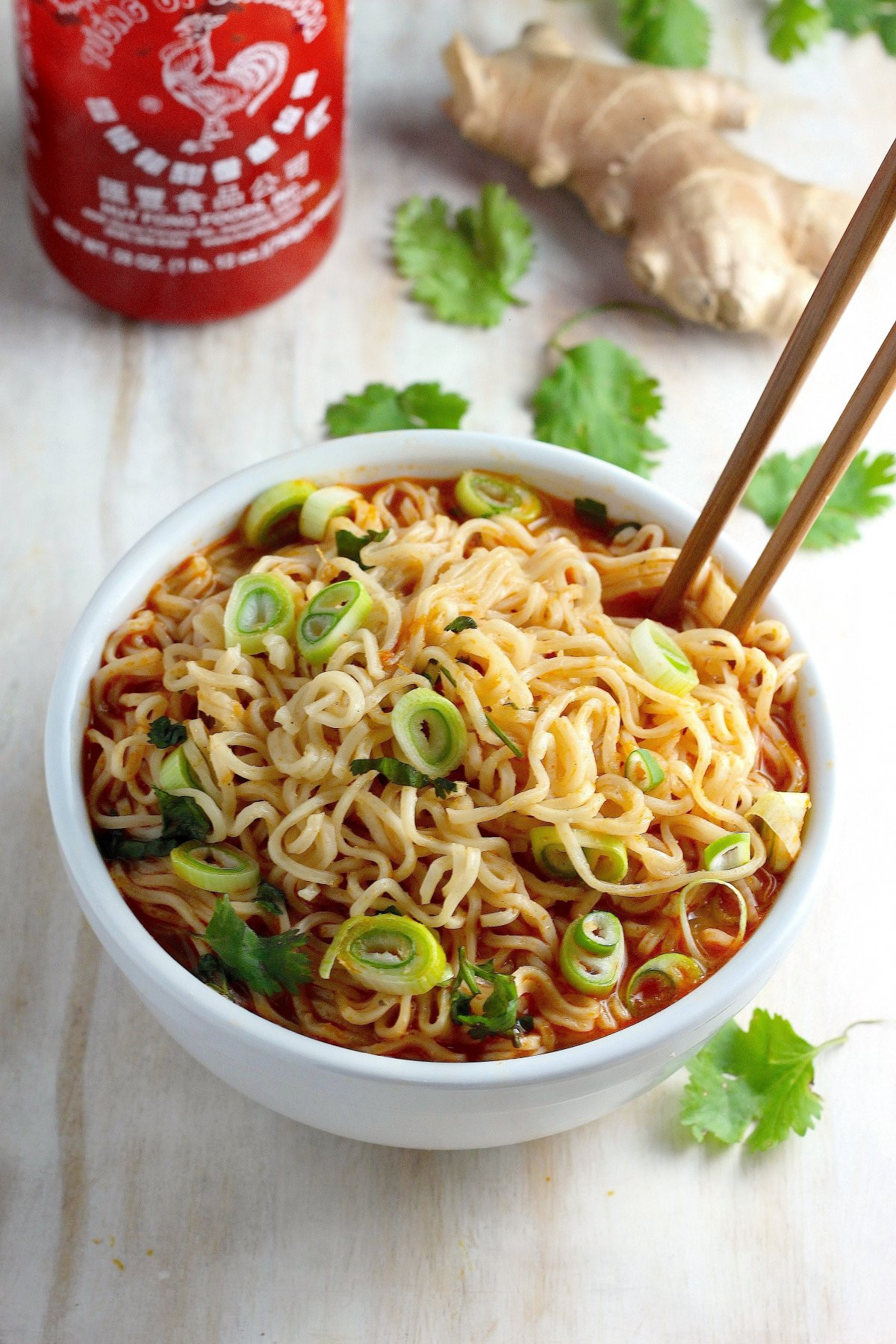 Spicy Ramen Noodles Recipes
 20 Minute Spicy Sriracha Ramen Noodle Soup Baker by Nature
