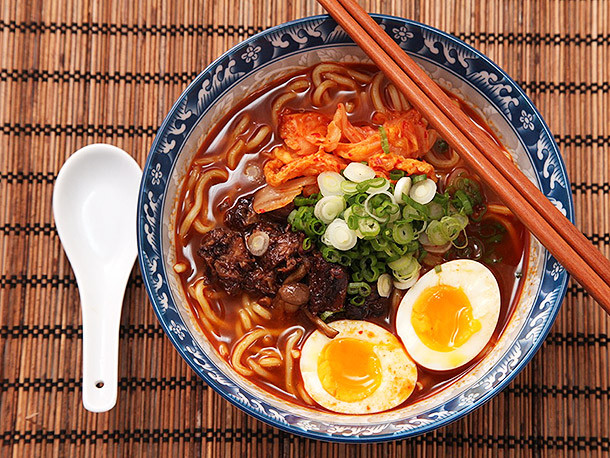 Spicy Ramen Noodles Recipes
 Homemade Shin Cup Style Spicy Korean Ramyun Beef Noodle