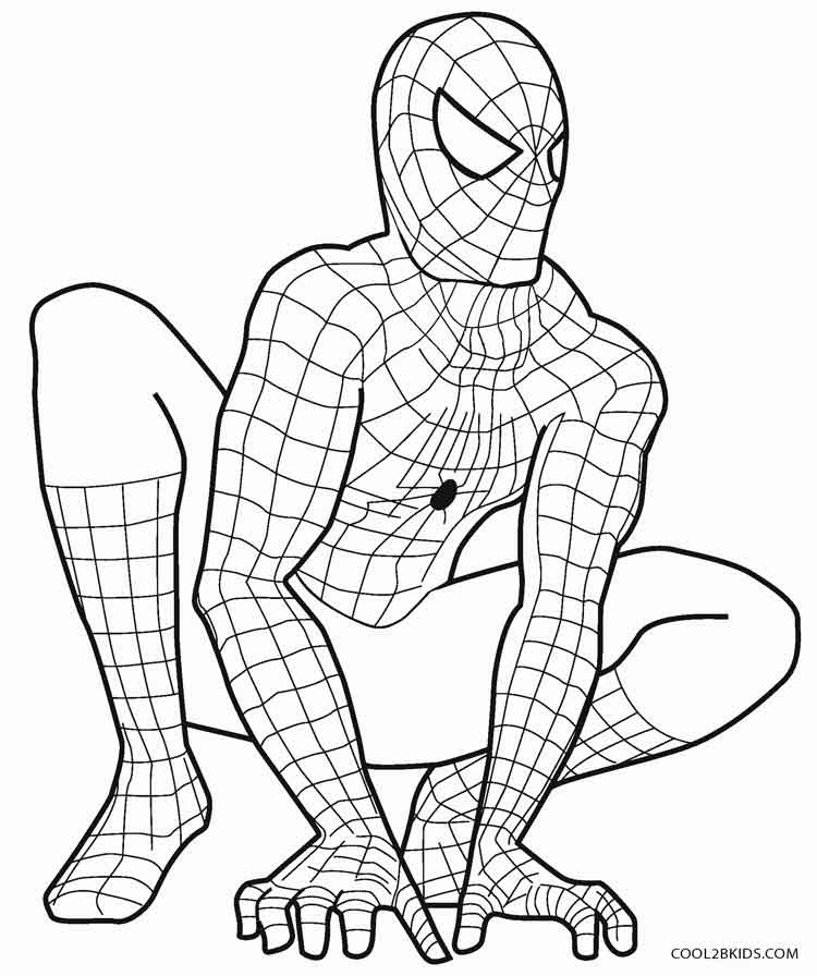 Spiderman Coloring Pages For Toddlers
 Printable Spiderman Coloring Pages For Kids