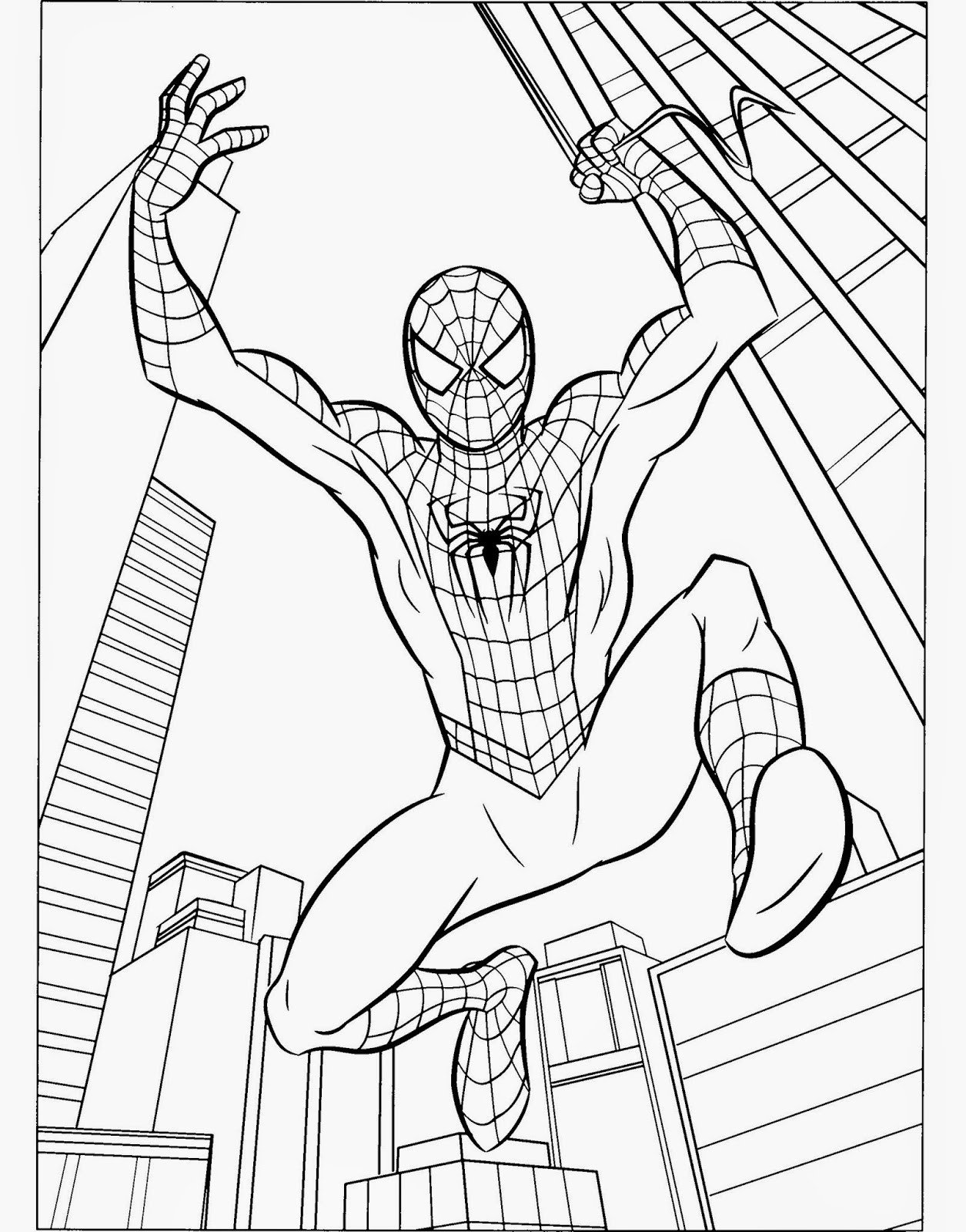 Spiderman Coloring Pages Printable
 Coloring Pages Spiderman Free Printable Coloring Pages