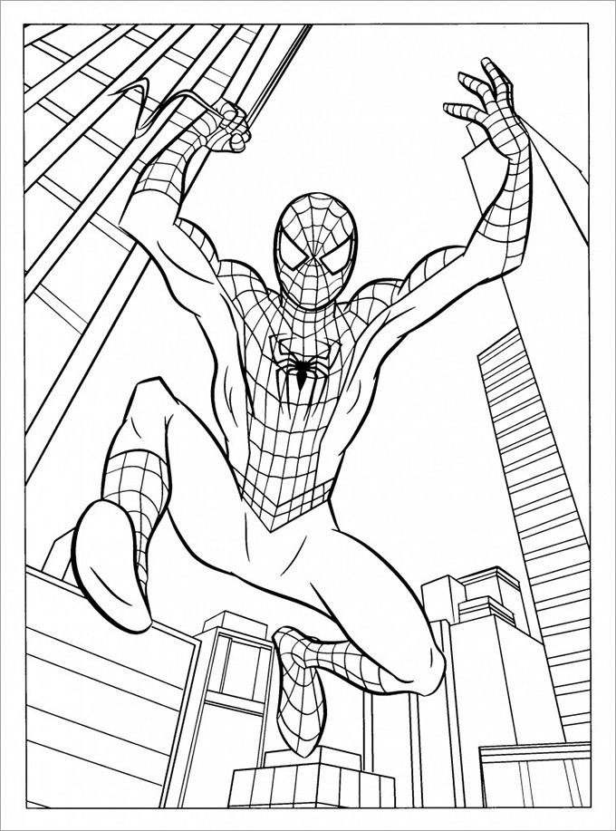 Spiderman Coloring Pages Printable
 30 Spiderman Colouring Pages Printable Colouring Pages